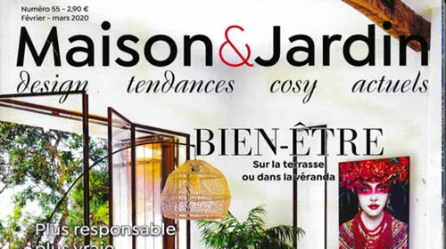 Couverture du magazine Maison & Jardin dans lequel est paru l’article sur DP Carrelage